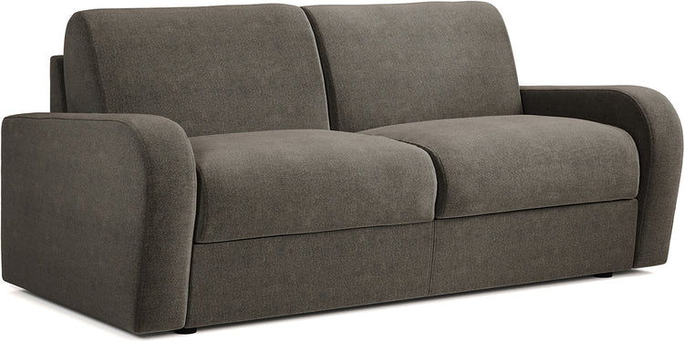 Jay-Be Deco 3 Seater Sofa Bed with Deep e-Sprung™ Mattress BrushedTwill-Pewter-Better Bed Company