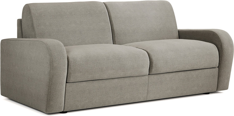 Jay-Be Deco 3 Seater Sofa Bed with Deep e-Sprung™ Mattress BrushedTwill-Smoke-Better Bed Company