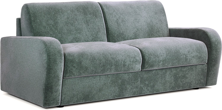 Jay-Be Deco 3 Seater Sofa Bed with Deep e-Sprung™ Mattress CosyChenille-Aqua-Better Bed Company