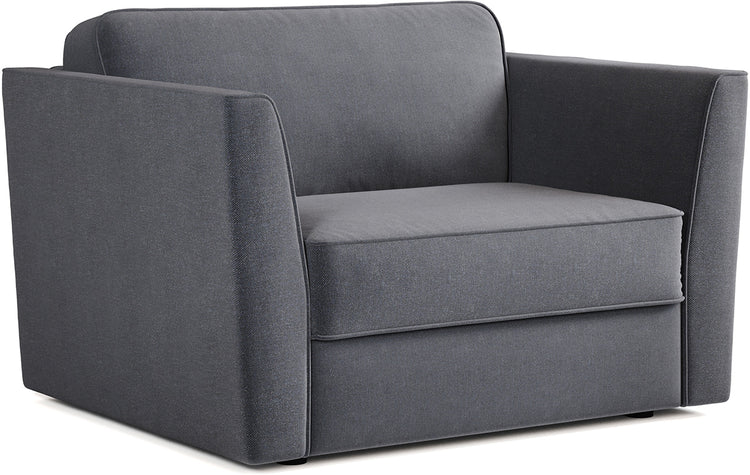 Jay-Be Elegance Snuggler with Deep e-Sprung™ Mattress BrushedTwill-Admiral-Better Bed Company
