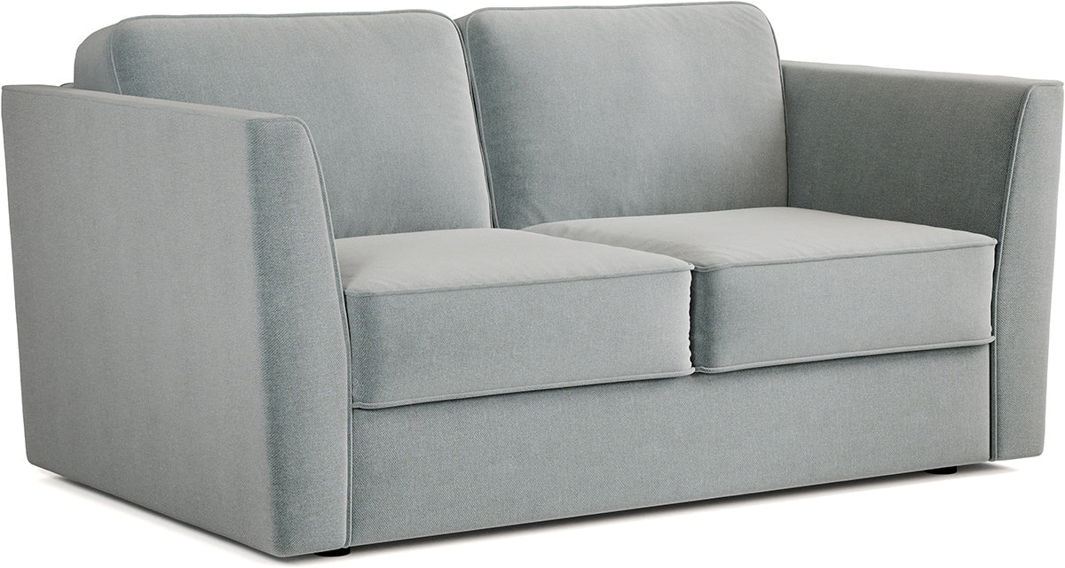 Jay-Be Elegance 2 Seater Sofa Bed with Deep e-Sprung™ Mattress BrushedTwill-Sky-Better Bed Company