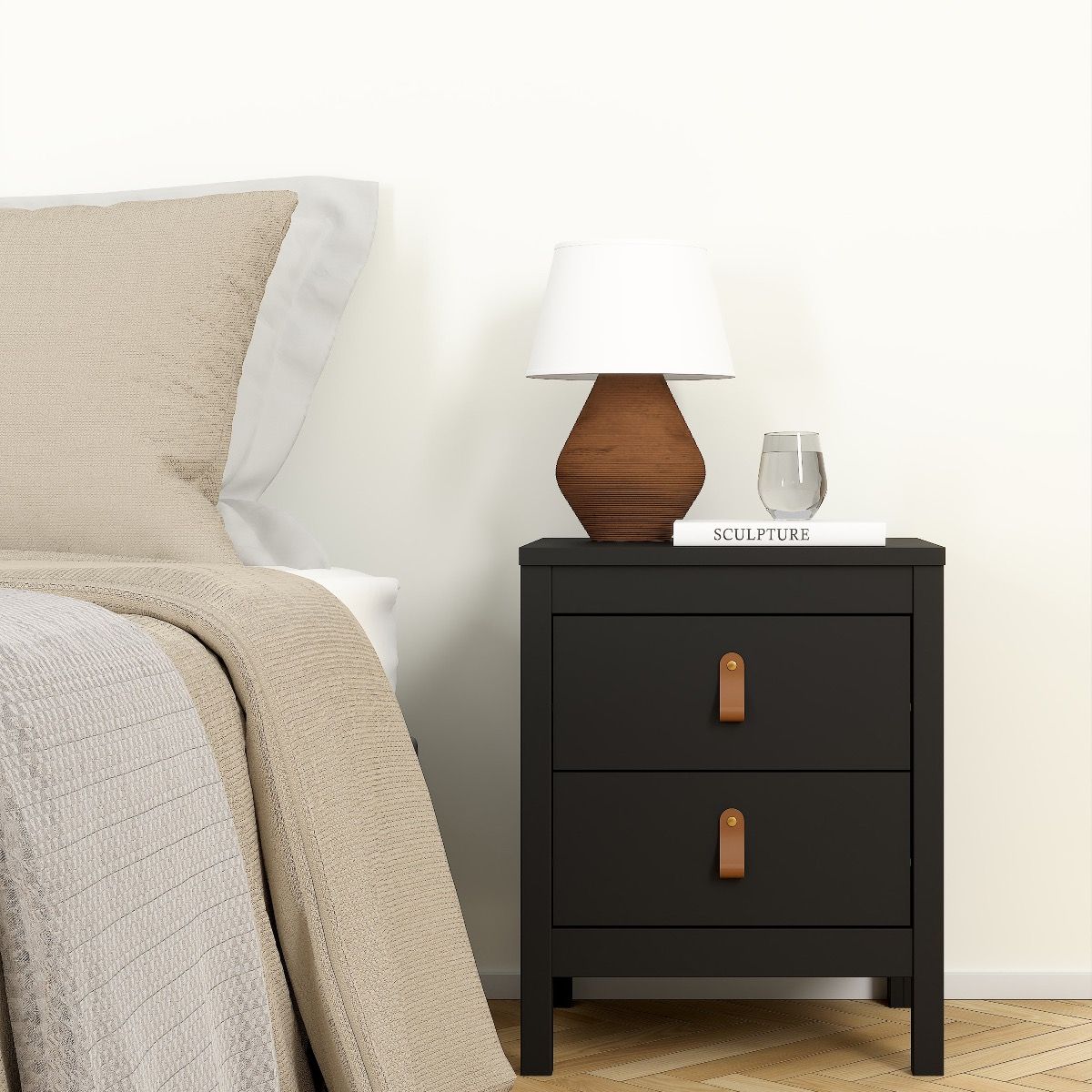 Better Stella Bedroom Furniture Set Black Bedside-Better Bed Company