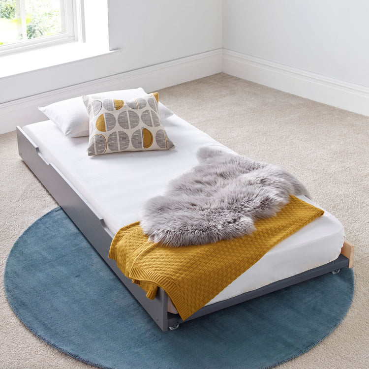 Bedmaster Tyler Guest Bed Grey Trundle-Better Bed Company