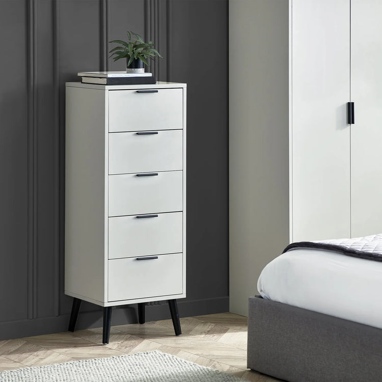 Julian Bowen Alba 5 Drawer Chest-Better Bed Company
