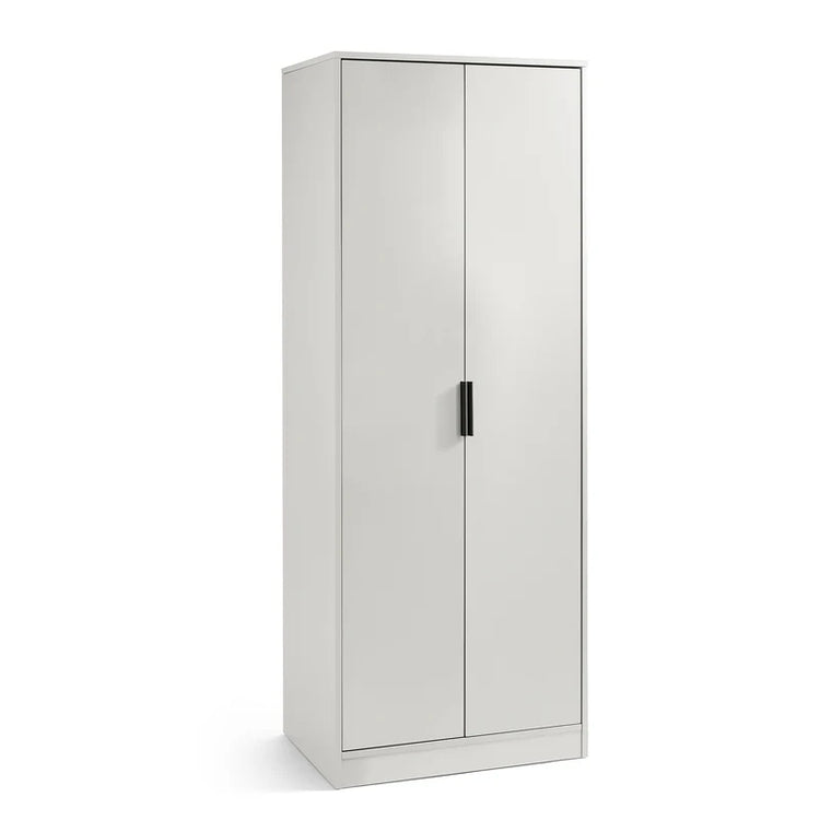 Julian Bowen ALBA 2 Door Wardrobe-Grey-Better Bed Company