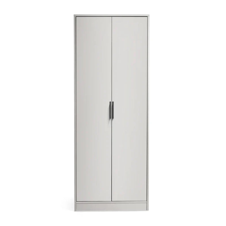 Julian Bowen ALBA 2 Door Wardrobe-Grey-Better Bed Company