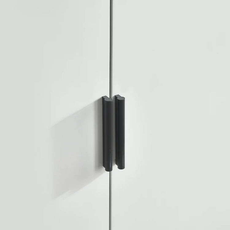 Julian Bowen ALBA 2 Door Wardrobe-Grey-Better Bed Company