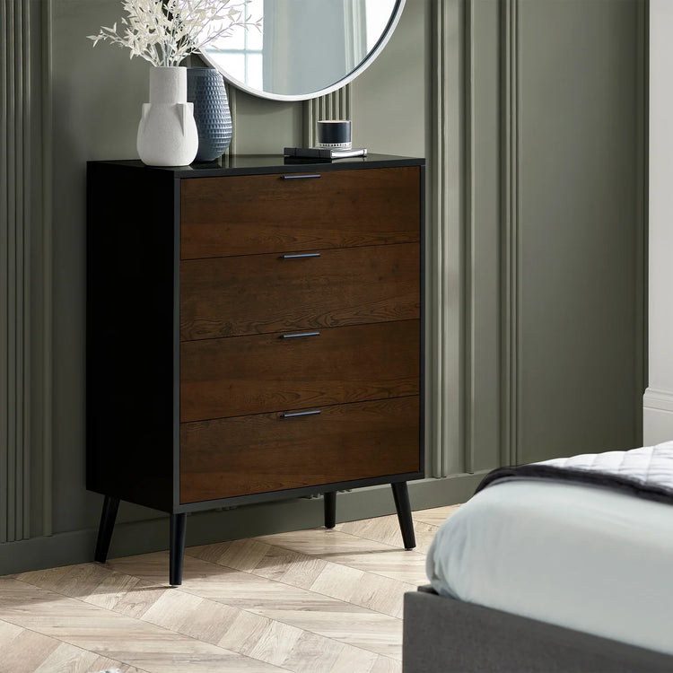 Julian Bowen Alba 4 Drawer Chest-Better Bed Company