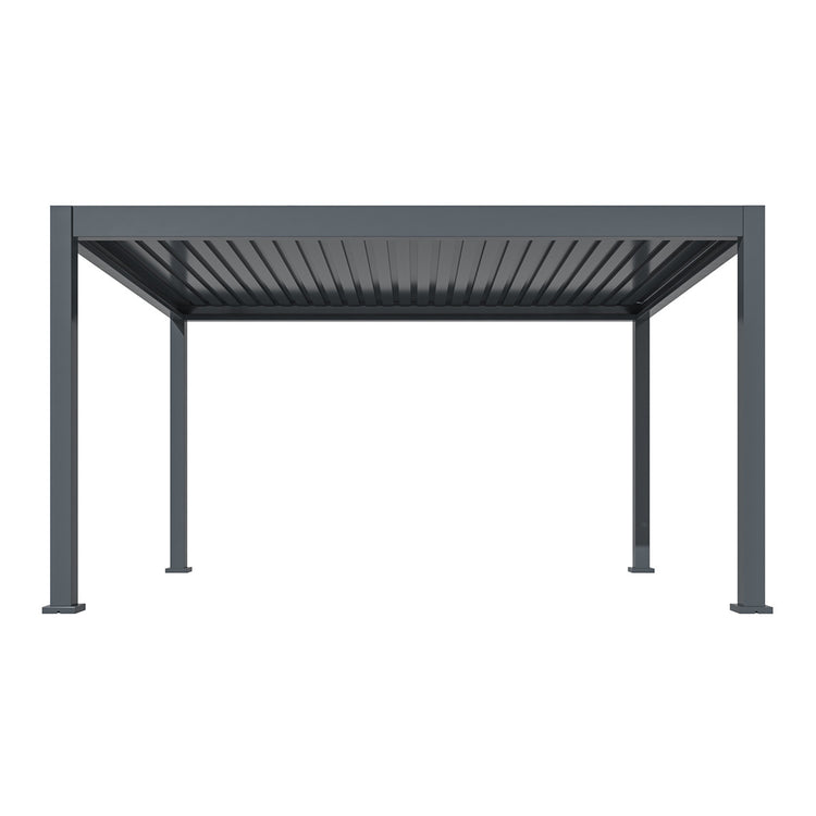 Maze Eden Pergola Aluminium Rectangular 3Mx4M From Below-Better Bed Company
