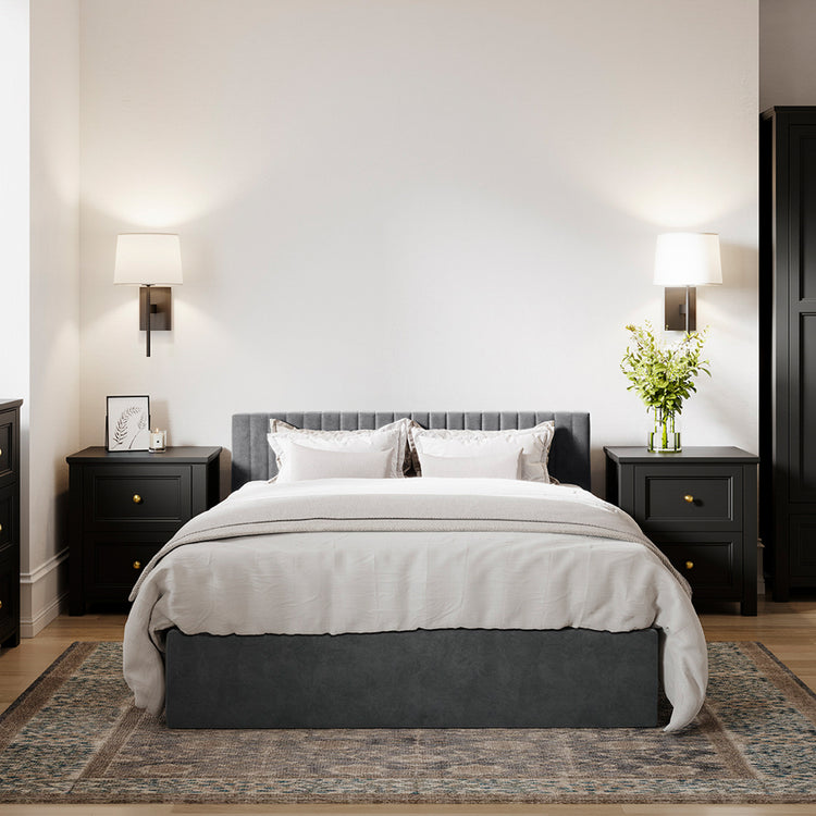 LPD Birlin Bed Frame Silver-Better Bed Company
