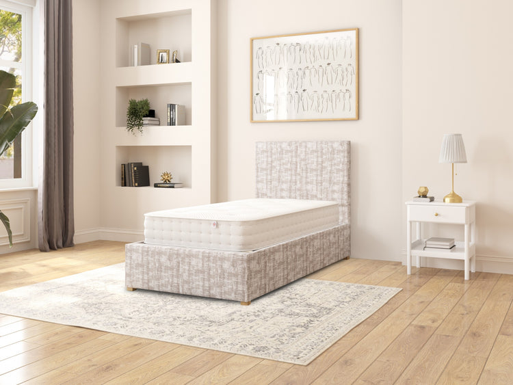 Aspire Garland Velvet Ottoman Bed