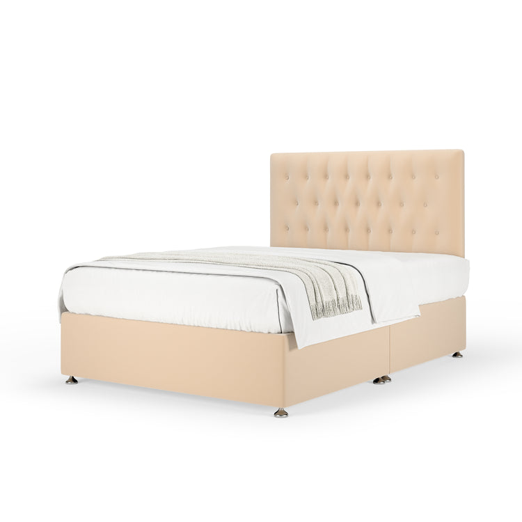 Bedmaster Lona Headboard Velvet-Natural-Better Bed Company