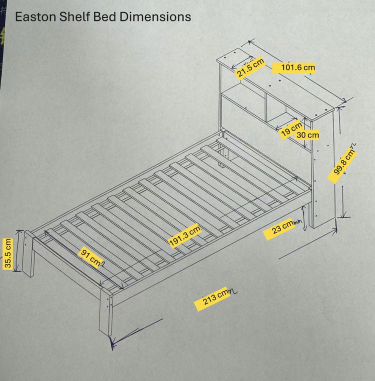 Better Beatriz Bookcase Bed Dimensions-Better Bed Company