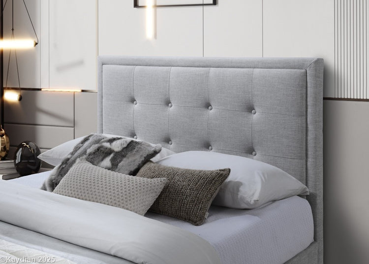 Kaydian Gainford Stone Bed Frame Headboard From Other View-Better Bed Company