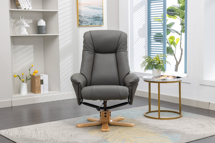GFA Hawaii Recliner And Foot Stool-Cinder-Better Bed Company