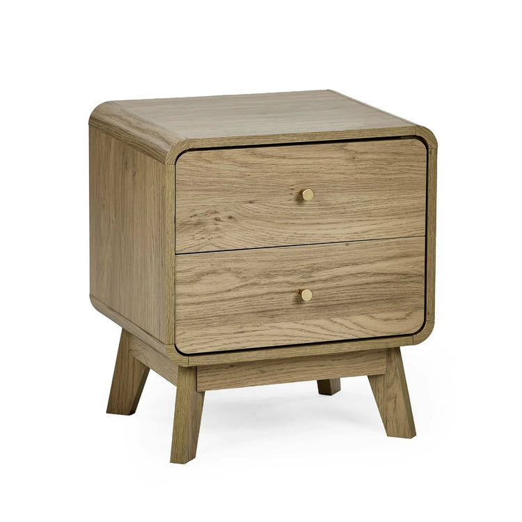 Julian Bowen Ingrid 2 Drawer Bedside-Better Bed Company