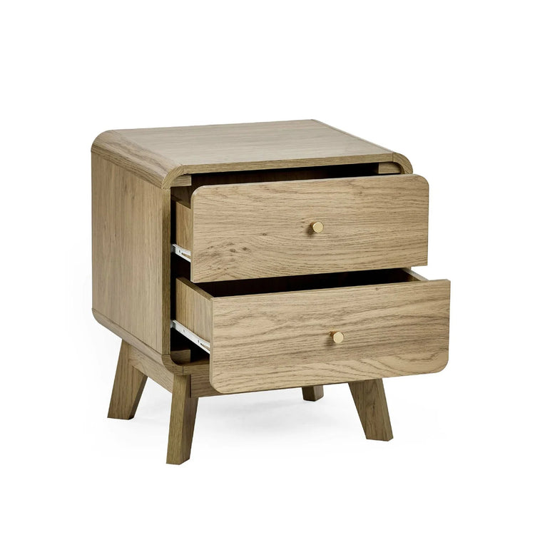 Julian Bowen Ingrid 2 Drawer Bedside-Better Bed Company