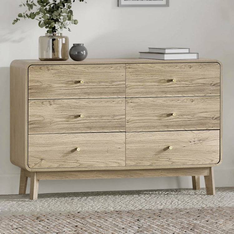 Julian Bowen Ingrid 6 Drawer Dresser-Better Bed Company