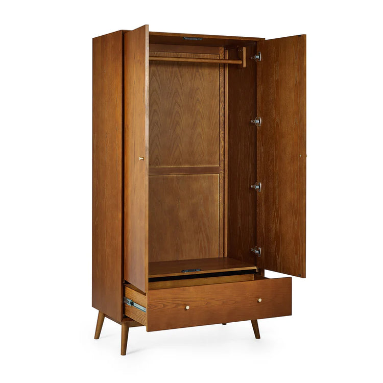 Julian Bowen Lowry 2 Door 1 Wardrobe