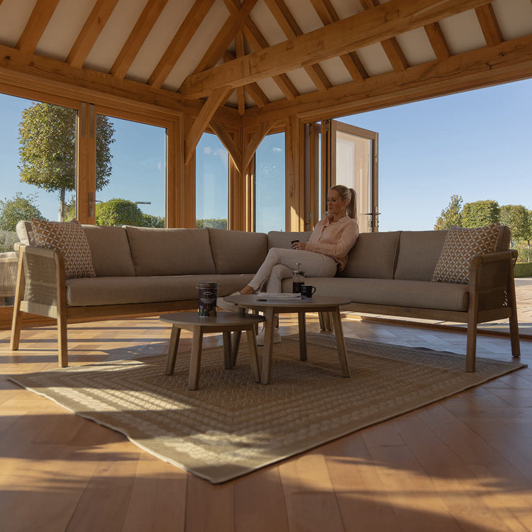 Maze Martinique Corner Sofa Set In Home-Better Bed Company