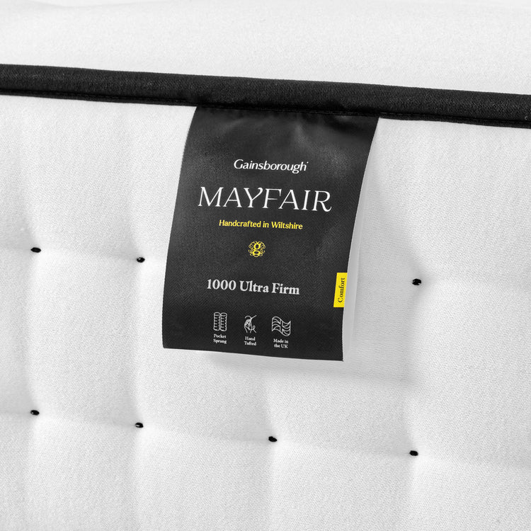 Gainsborough Beds Mayfair 1000 firm Mattress-Firm Label-Better Bed Company