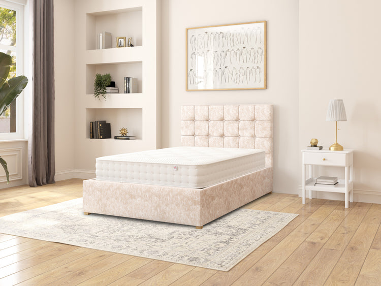 Botham Velvet Ottoman Bed