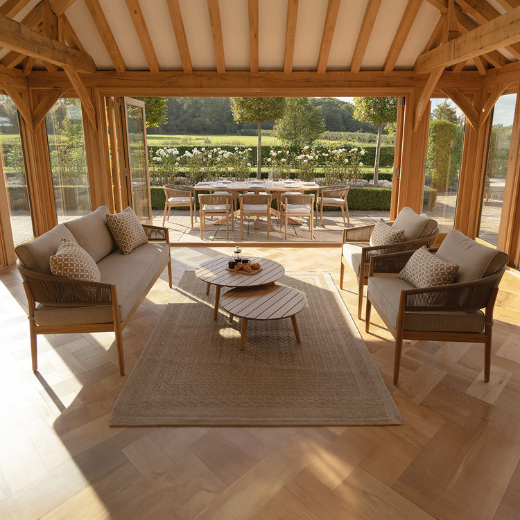 Maze Porto 2 Seat Lounge Set Inside House From Top View-Better Bed Company