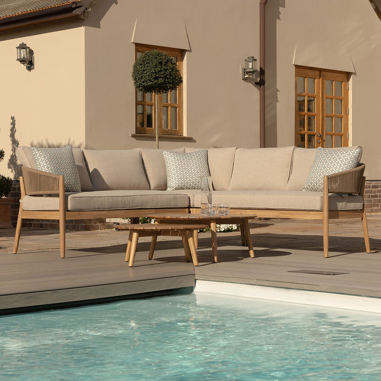 Maze Porto Corner Sofa Set From Low Down-Better Bed Company