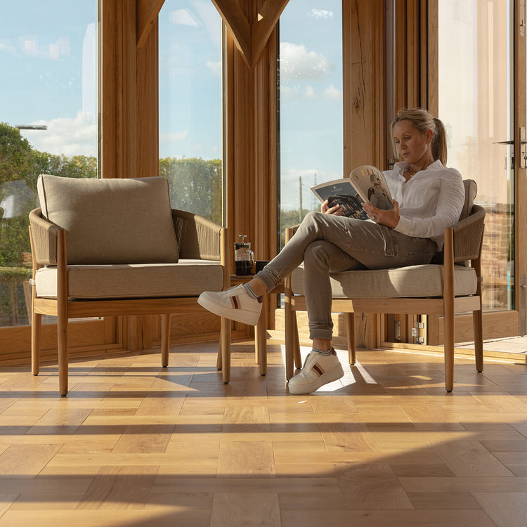 Maze Porto Lounge Set Lifestyle Inside House-Better Bed Company