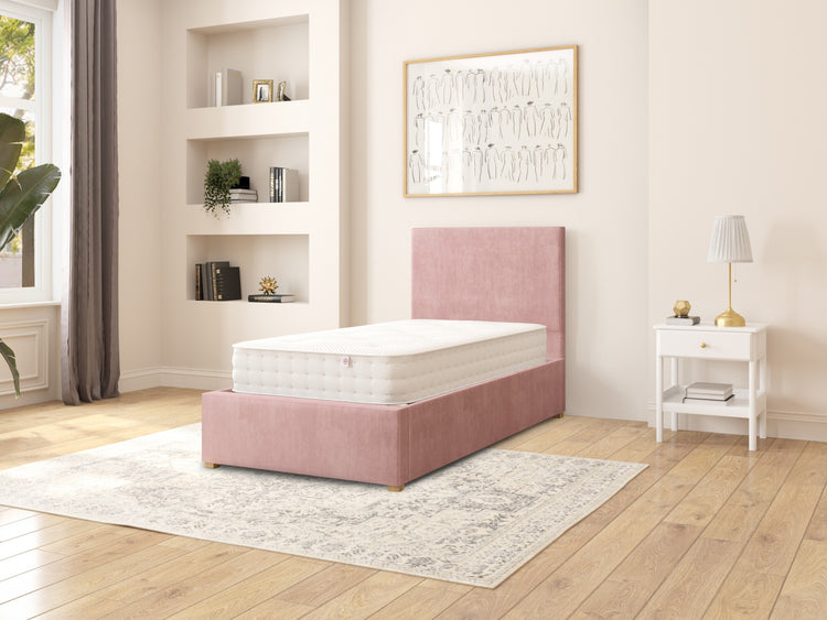 Aspire Garland Velvet Ottoman Bed