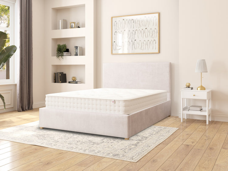 Aspire Garland Velvet Ottoman Bed