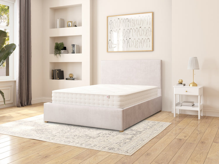 Aspire Garland Velvet Ottoman Bed