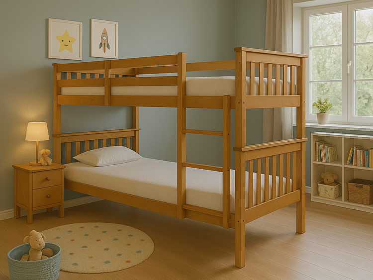 Heartlands Furniture Porto Bunk Bed-Better Bed Company