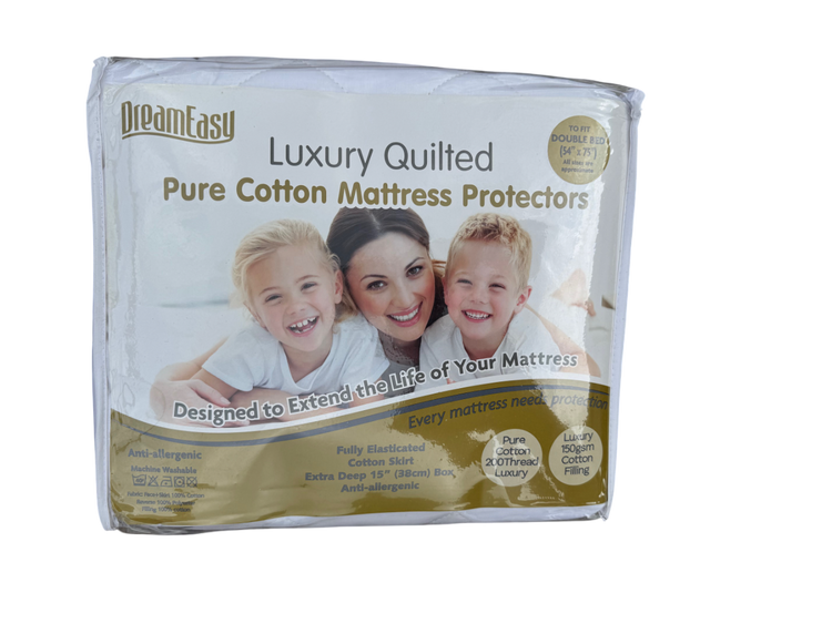 Dream Easy Pure Cotton Mattress Protector-Better Bed Company