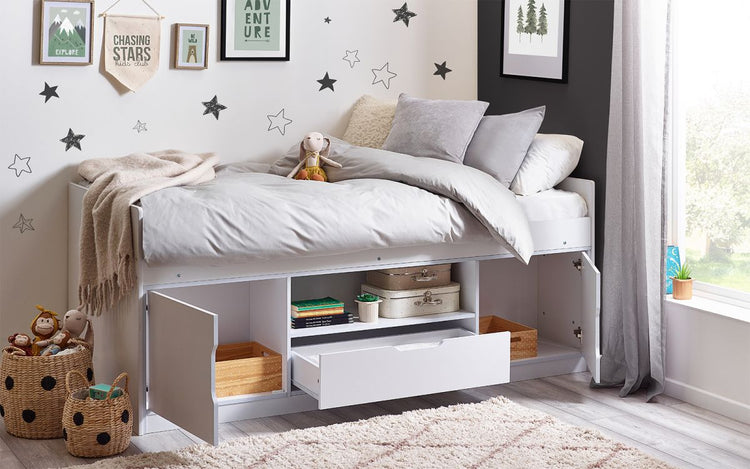 Julian Bowen Atom Low Sleeper Storage Open-Better Bed Company