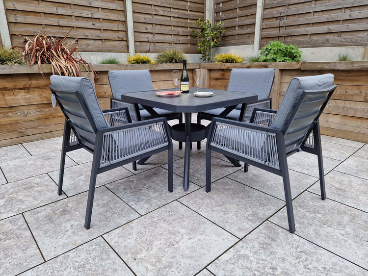 Signature Weave BETTINA Square Dining Set-Better Bed Company
