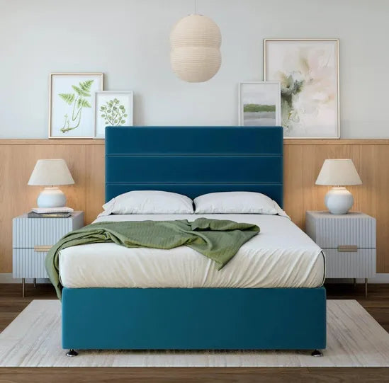 Bedmaster Farley Divan Bed Blue-Better Bed Company