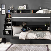 Julian Bowen Camelot Staircase Bunk - Anthracite-Better Bed Company
