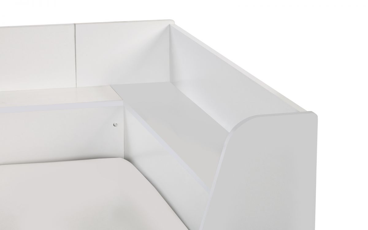 Julian Bowen Cyclone Daybed - White Shelf Close Up-Better Bed Company