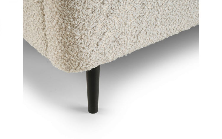 Julian Bowen Eden Boucle Bed Leg Close Up-Better Bed Company