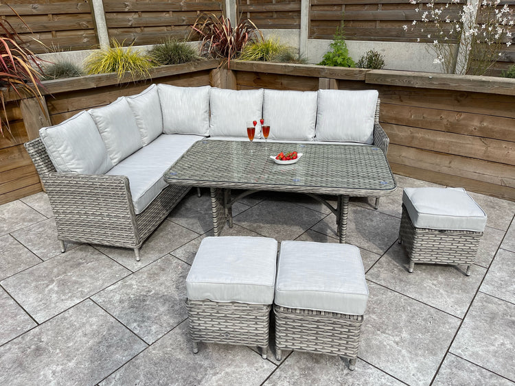 Signature Weave Edwina Corner Dining Sofa Set-Better Bed Company