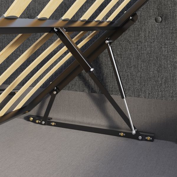 GFW Ashbourne Ottoman Bed Gas Piston Hinge-Better Bed Company