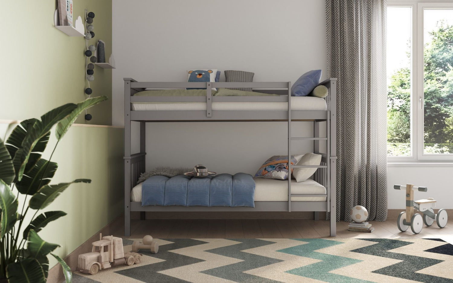 Kids Bunk Beds Maeve New Bunk Bed Grey-Better Bed Company