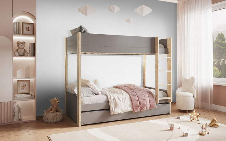Kids Bunk Beds Jessica Bunk Bed With Trundle-Better Bed Company