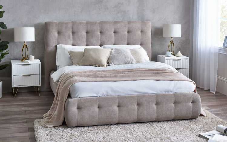 Julian Bowen Odette Bed - Light Taupe-Better Bed Company