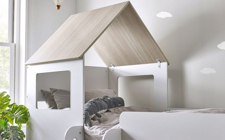 Julian Bowen Orpheus Midsleeper Wood House Close View-Better Bed Company