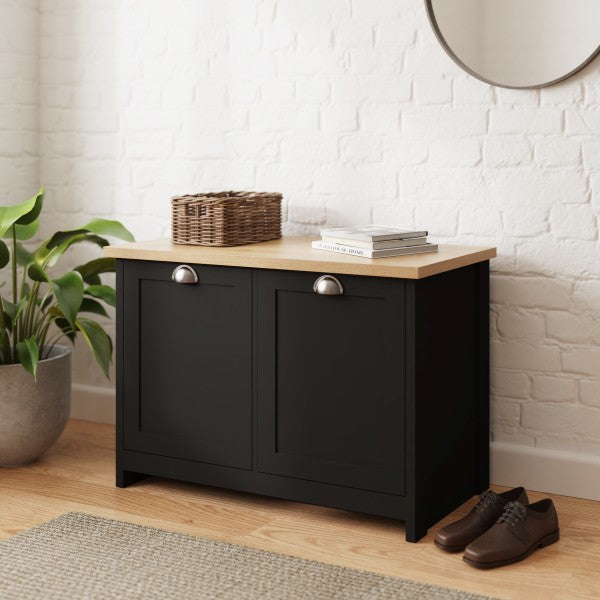 GFW Lancaster Shoe Storage Black-Better Bed Company