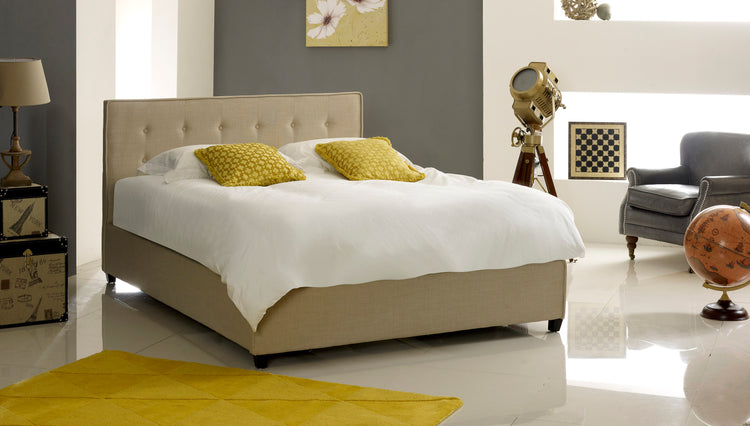 Artisan Fabric Button Bed