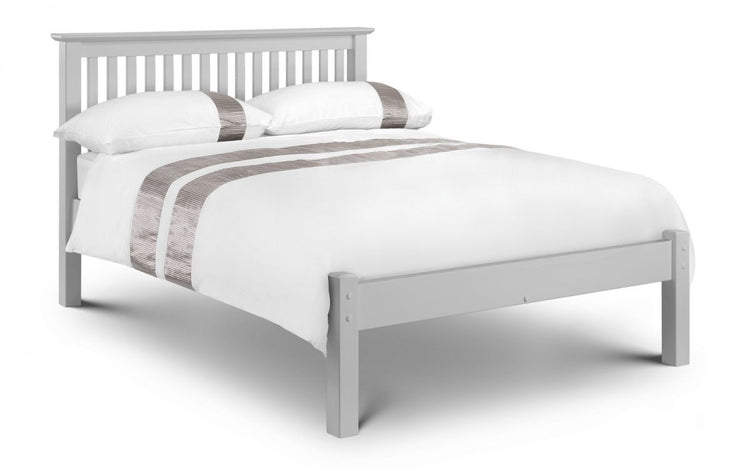 Julian Bowen Barcelona Bed Low Foot End Dove Grey