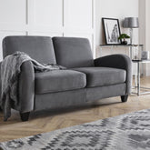 Julian Bowen Vivo 3 Seater Sofa Dusk Grey Chenille-Better Bed Company 